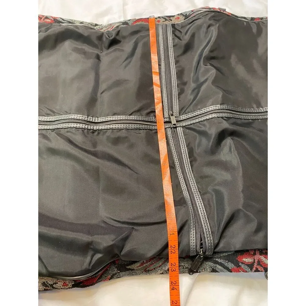 Amelia Earhart Luggage Unisex Travel Garments Bags Multicolor Floral Vintage